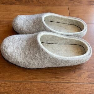 Boiled Wool House Slippers